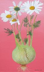 Mariage (fenouil et marguerite) la biodiversit� par Christine Beth