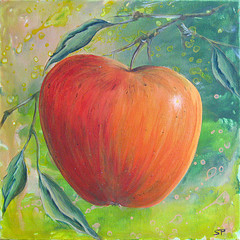 Pomme 2 essai effet " d�lav�" Sylvie Peters 2009