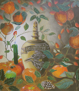 Etude festive de la pomme et de la Normandie par Emmanuelle