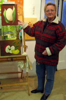 Trois tableaux significatifs de la versatilit� de cette artiste.