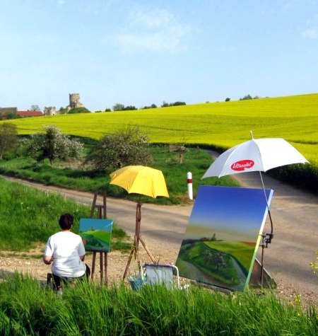 finallement, un bon rayon de soleil sur le tard. La meilleure heure, c'est 5 heure. (Annie)