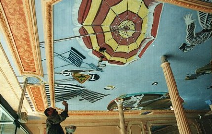 quelques jours plus tard, Fr�d�ric L�re am�ne un peu de couleur. Photo Gerald