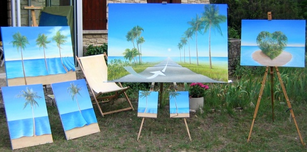 the paintings done in Summer 2006 in Provence