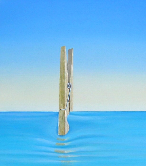 Peinture de Pierre Marcel, ayant servi � ce travail � l'ecole de Saint-Point