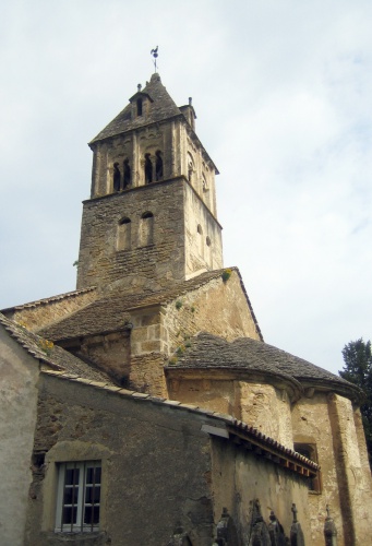 Le clocher de Saint Point.